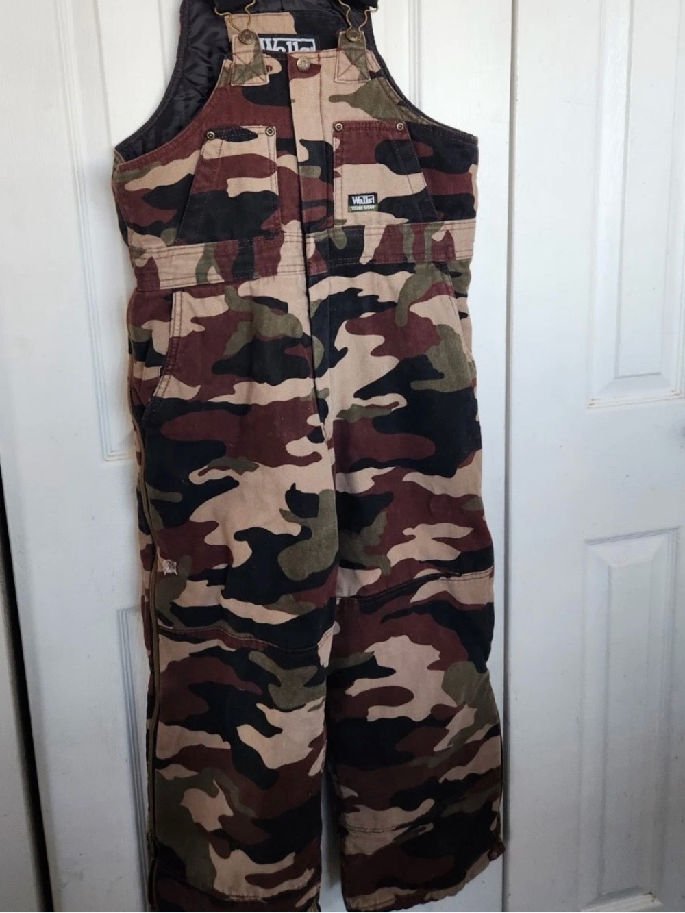 Walls Size 8/10 boys  Camouflage Bib Overalls - Camo Hunting